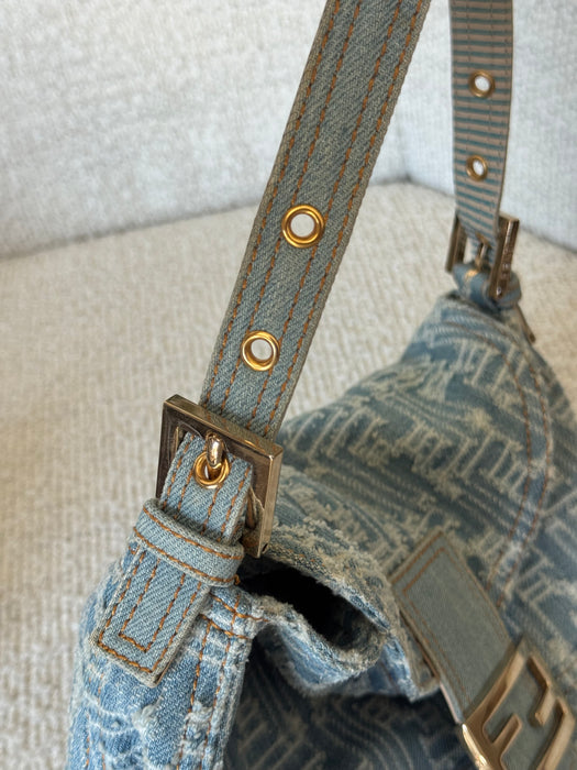 Fendi Denim Mama Baguette
