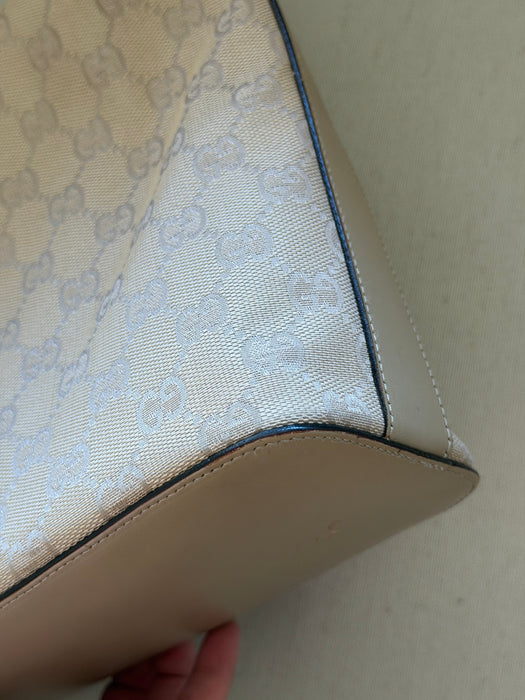 Gucci Beige GG Hobo