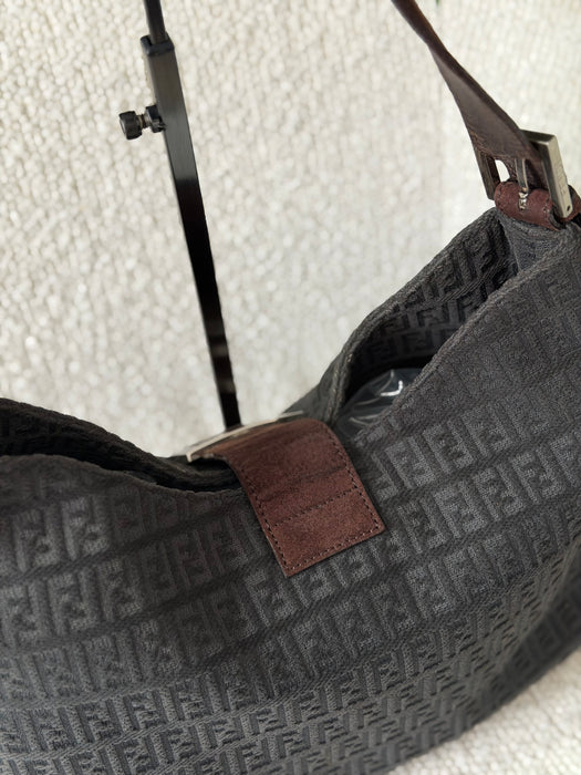 Fendi Zucchino Hobo Baguette