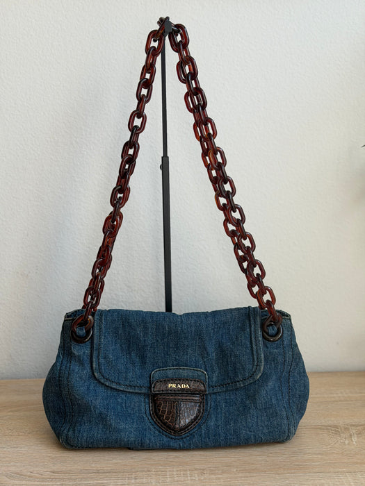 Prada Denim Flap