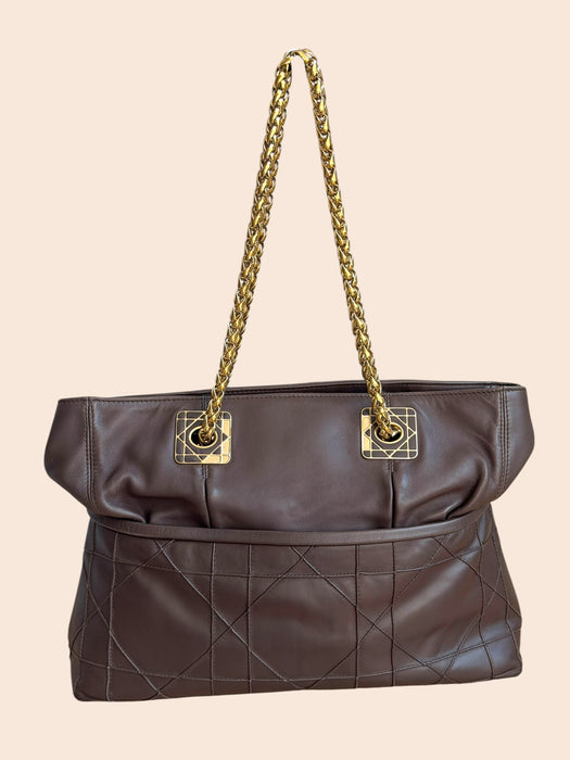 Dior Cannage Granville Chain Link Tote