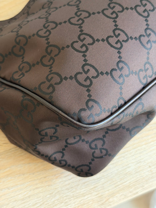 Gucci Tom Ford GG Nylon Leather Shoulder