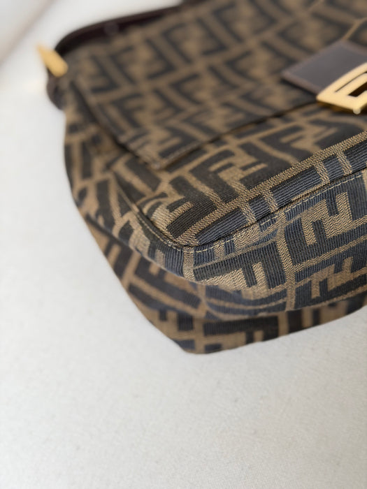 Fendi Zucca Mama Baguette GHW