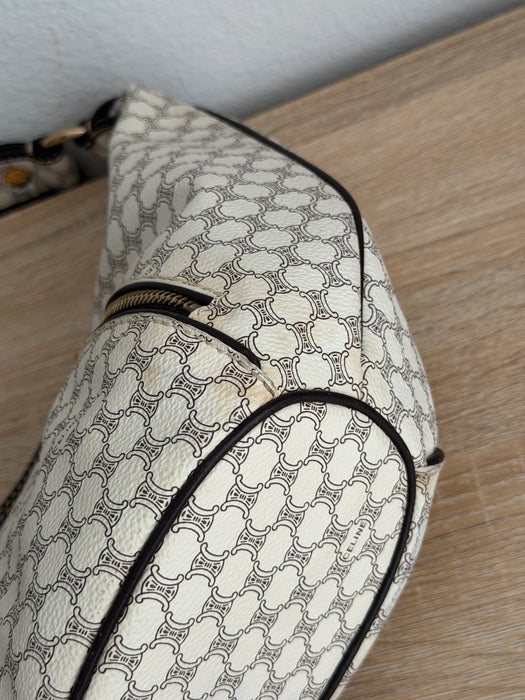 Celine Triomphe Macadam Double Zip Hobo