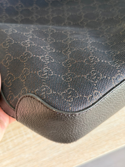 Gucci GG Denim Hobo