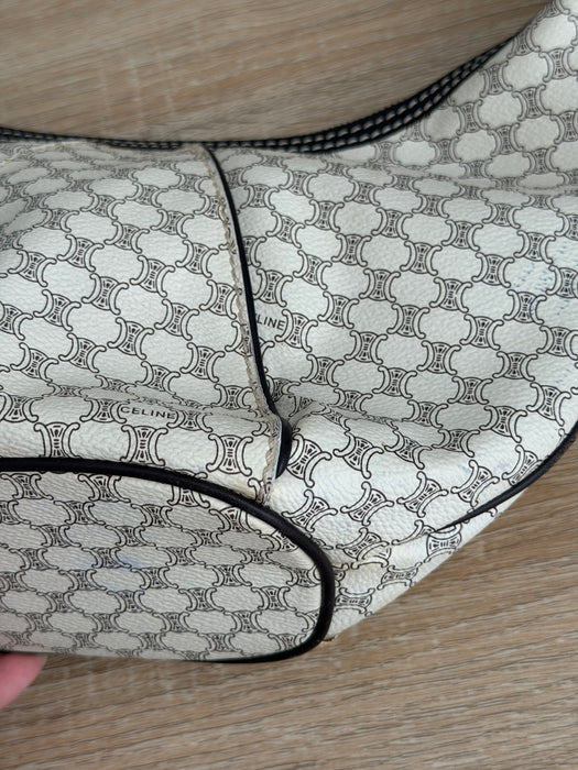Celine Triomphe Macadam Double Zip Hobo