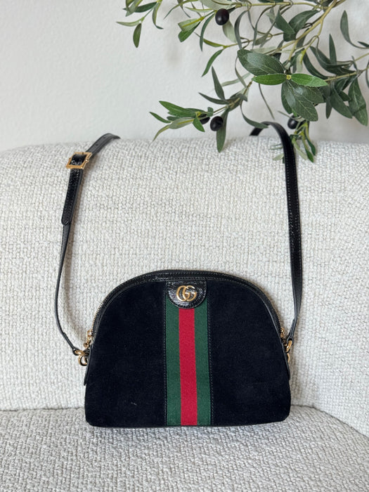 Gucci Web Dome Crossbody