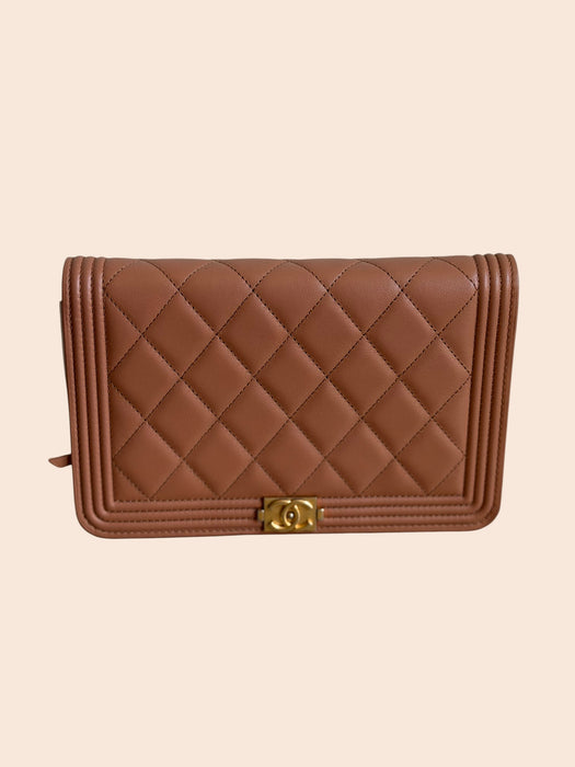 Chanel Boy Wallet on Chain - full set
