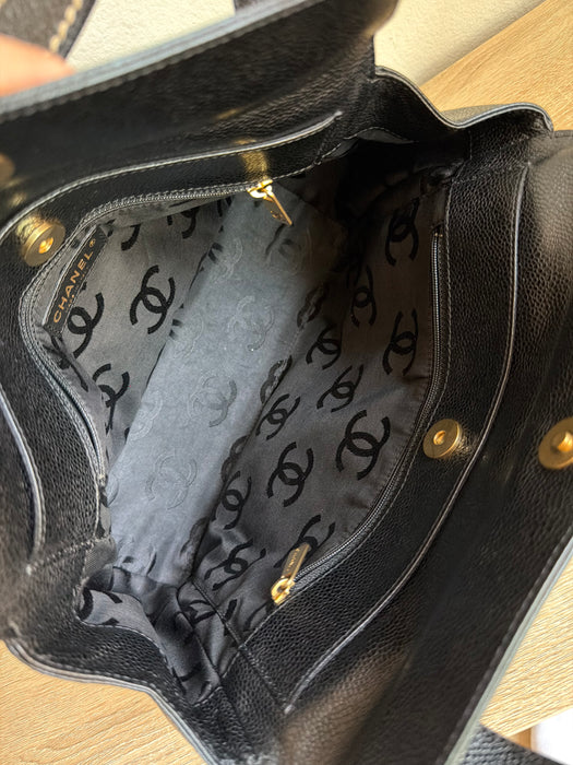 Chanel CC stitch tote