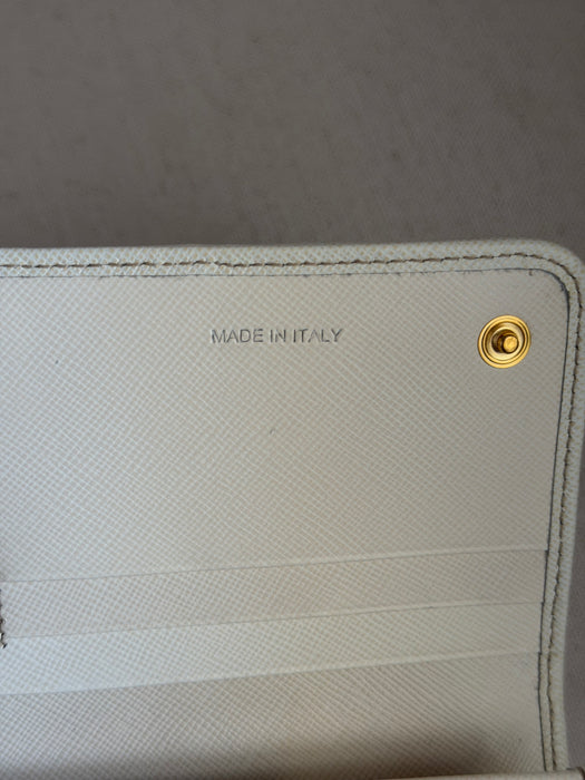 Prada Perforated Saffiano Long Wallet