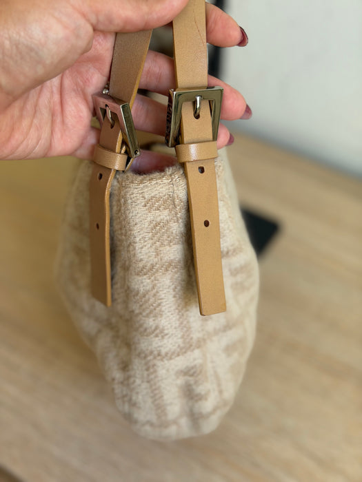 Fendi Tonal FF Buckle Baguette