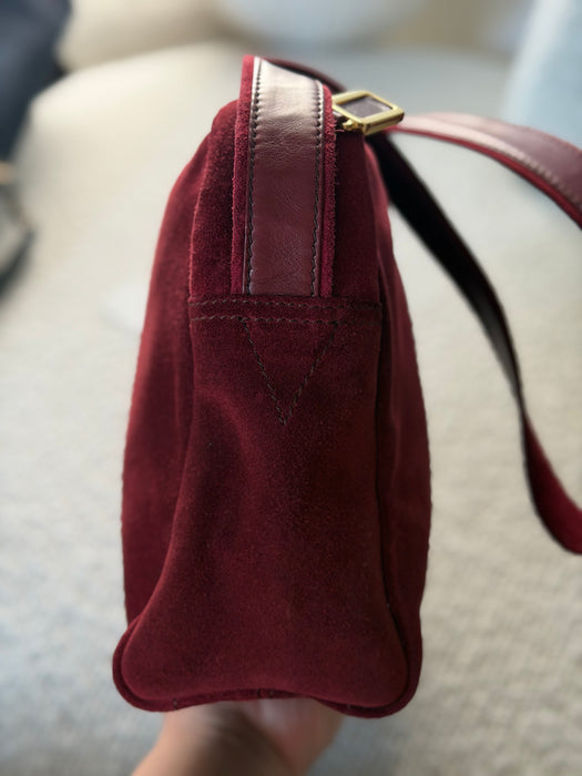 Loewe Suede Anagram Crossbody