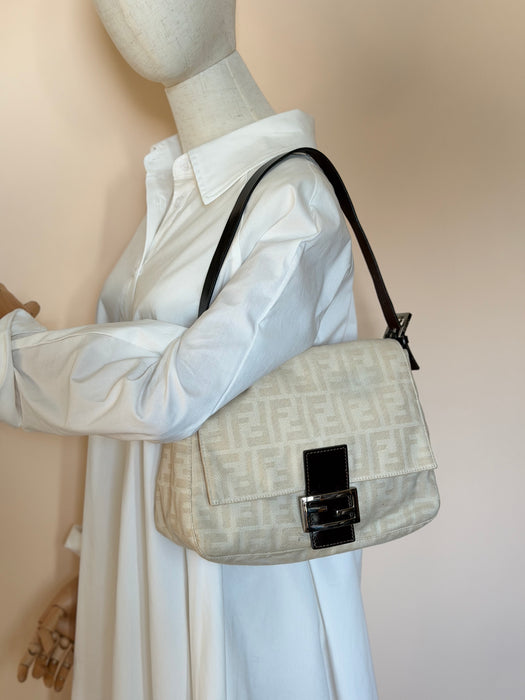 Fendi Mama Baguette Neutral