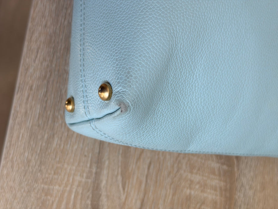 Chanel Timeless CC ice Blue Tote