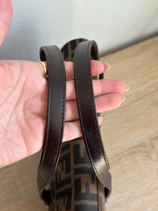 Fendi Zucca Top Handle Flap