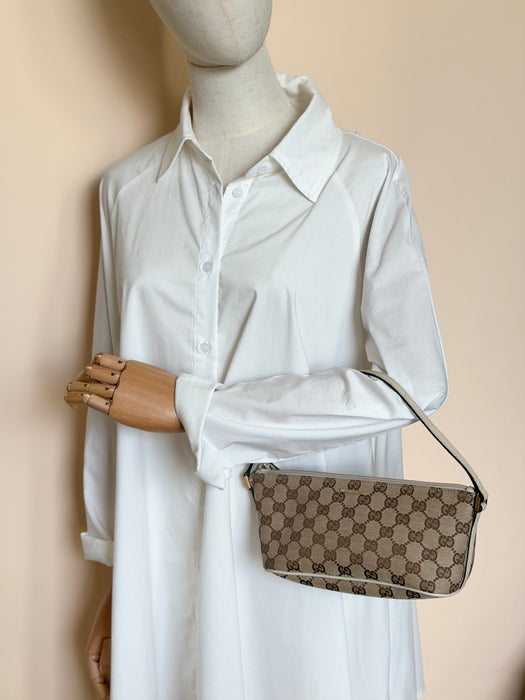 Gucci GG Beige Boat Pochette