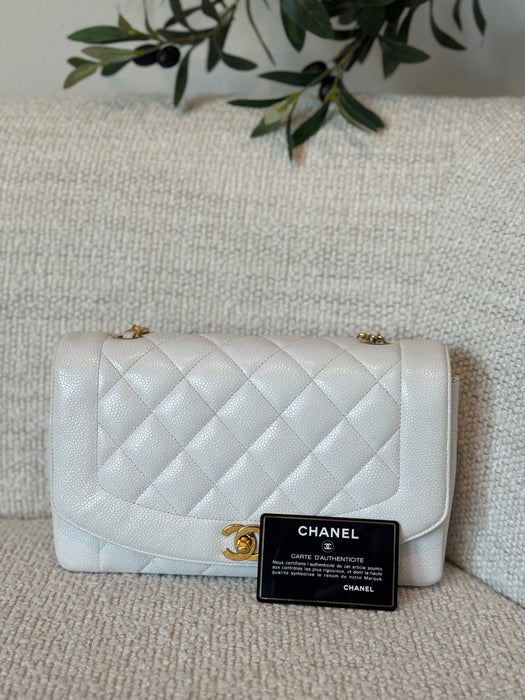 Chanel Caviar Diana Medium