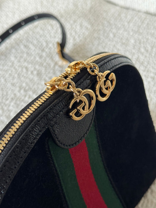 Gucci Web Dome Crossbody