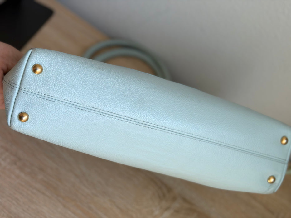 Chanel Timeless CC ice Blue Tote