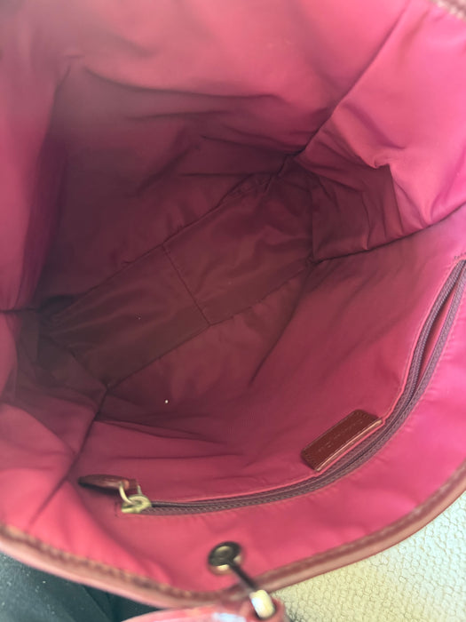 Dior Trotter Burgundy Tote