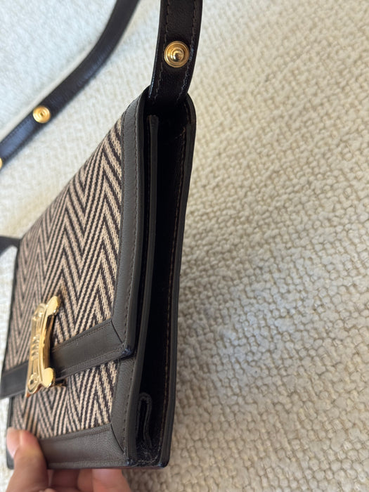 Celine Triomphe Herringbone Tweed