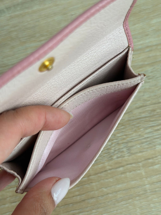 Miu Miu Ribbon Motif Madra Card Case