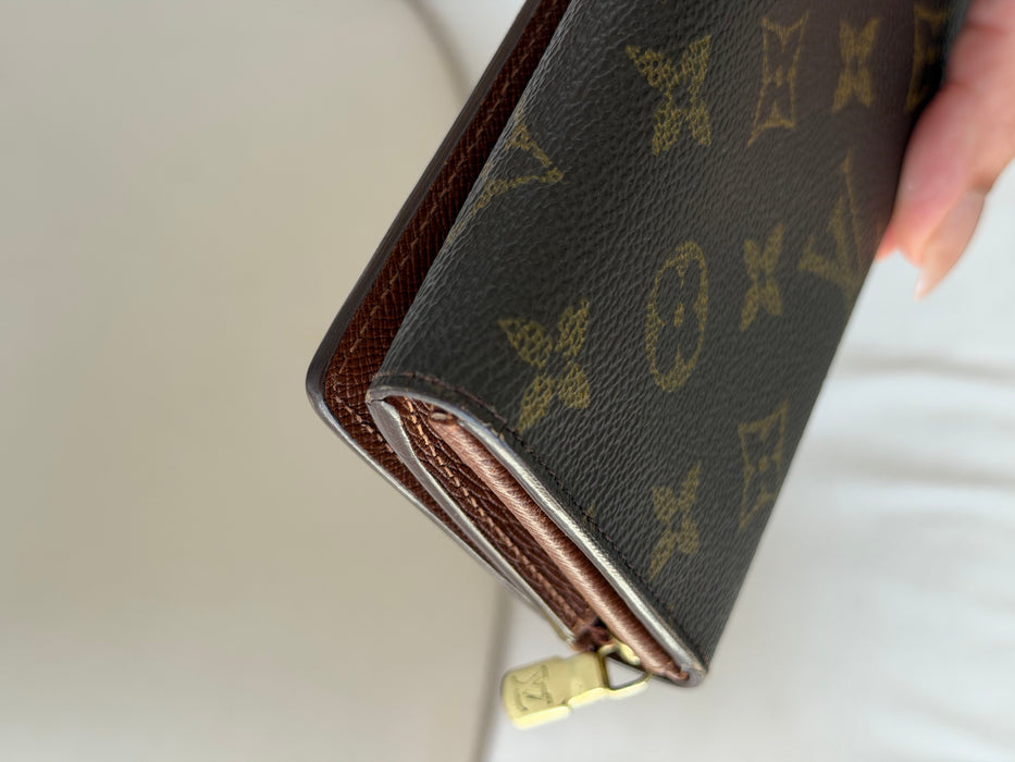 Louis Vuitton Monogram Porte Monnaie Tresor Wallet