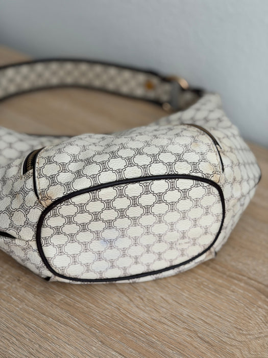 Celine Triomphe Macadam Double Zip Hobo