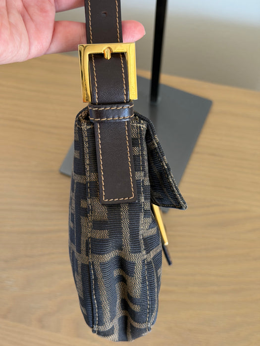 Fendi Zucca Baguette GHW