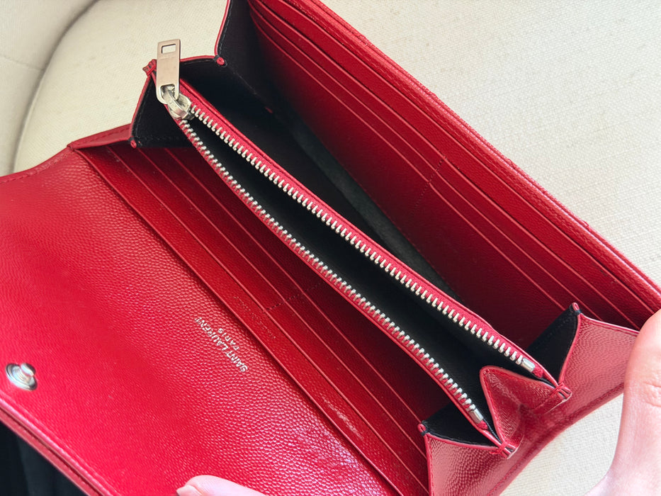 YSL bifold long wallet