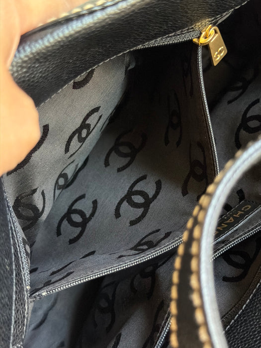 Chanel CC stitch tote