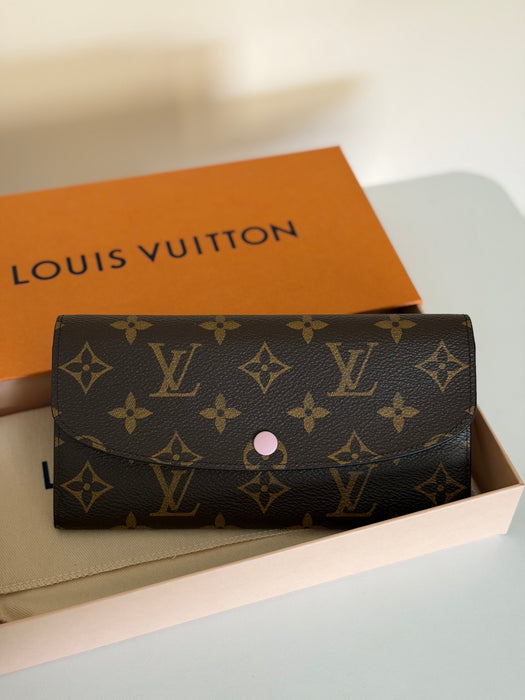Louis Vuitton Emilie Pink Wallet - NEW