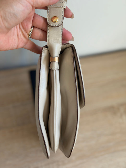 Celine Triomphe Ivory adjustable strap