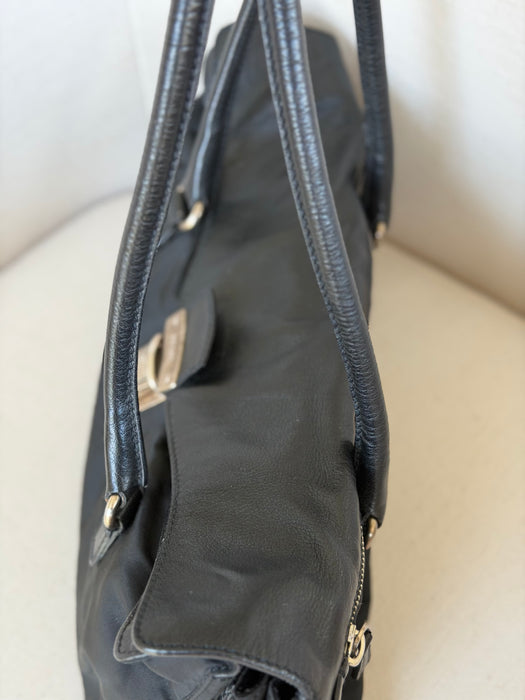 Prada Tessuto East West Satchel