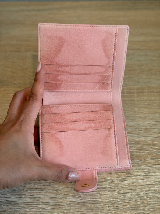 Chanel Pink Caviar Timeless CC Compact Wallet