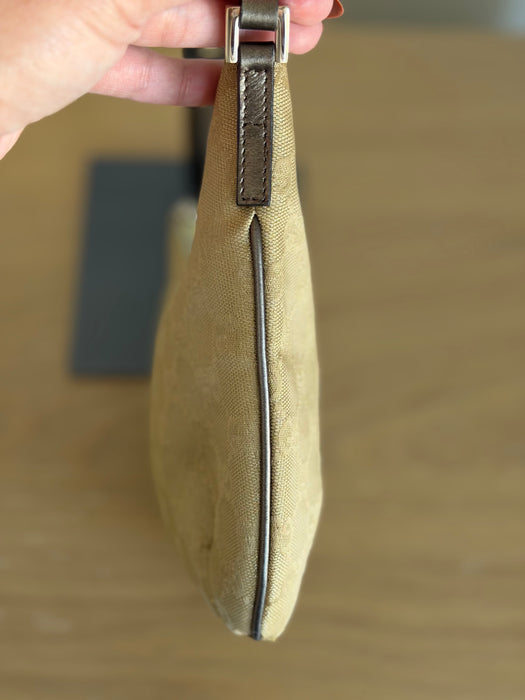 Gucci Gold Halfmoon Pochette