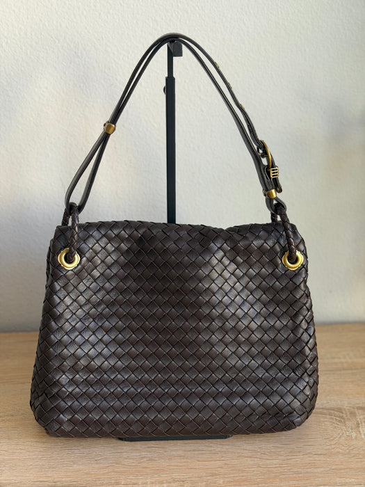 Bottega veneta intrecciato Brown Shoulder Bag