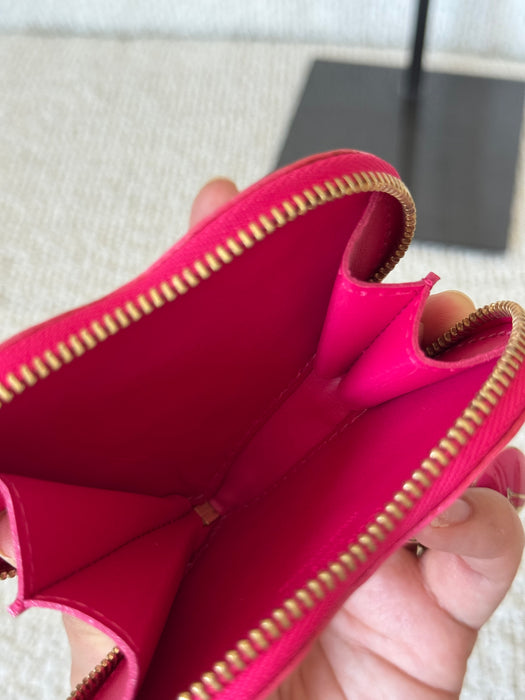 Louis Vuitton Heart Charm Coin Zip Pouch