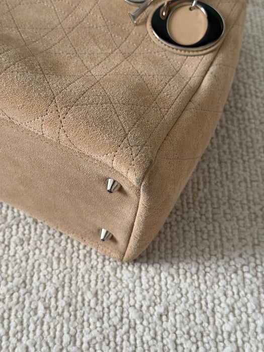 Lady Dior small suede