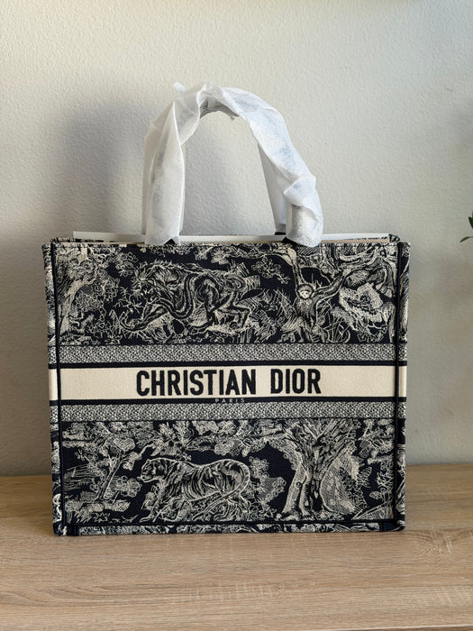 Dior Toile Book Tote: New Full Set