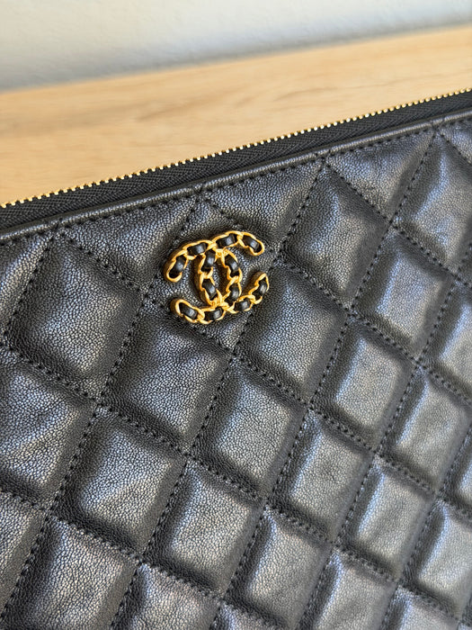 Chanel CC O'Case Clutch Pouch
