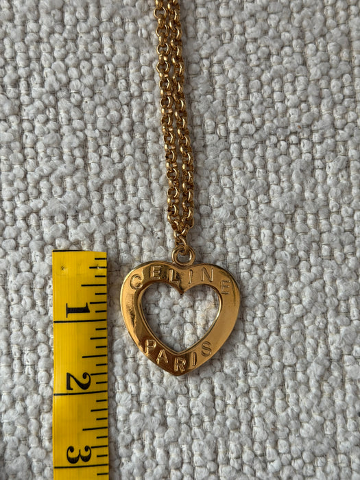 Celine heart necklace