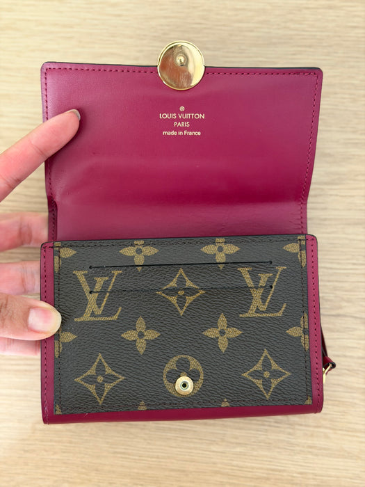 Louis Vuitton Portefeuille Flore Compact Wallet