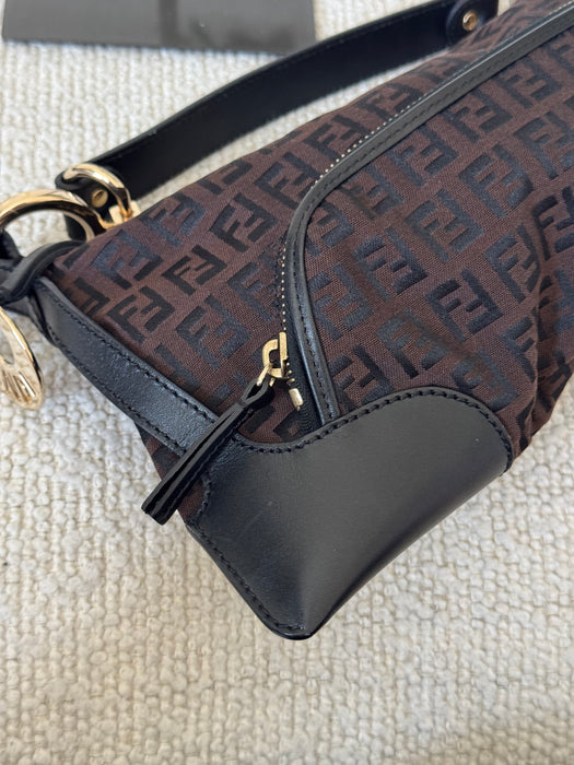 Fendi Zucchino Cuoio Chef Pocket Shoulder