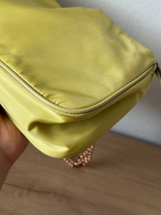 Prada Tessuto Nylon Yellow Shoulder