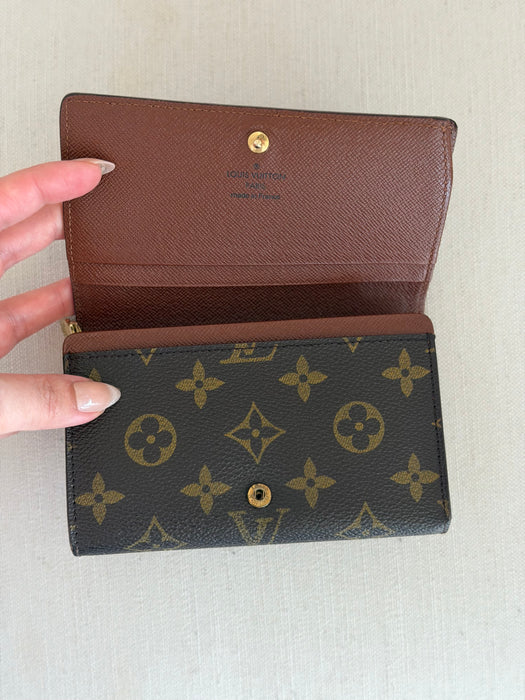Louis Vuitton Monogram Porte Monnaie Tresor Wallet
