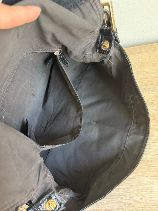 Fendi Maxi Patent Baguette