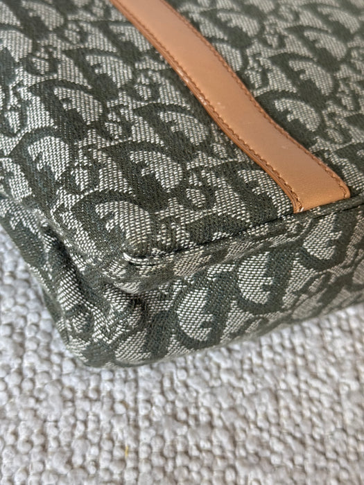 Dior Green Trotter Jacquard Tote