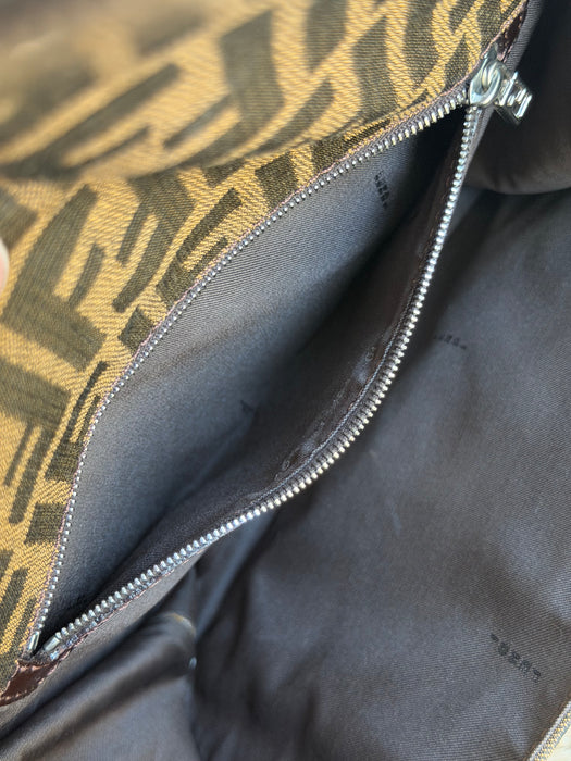 Fendi Zucca Top Handle Flap
