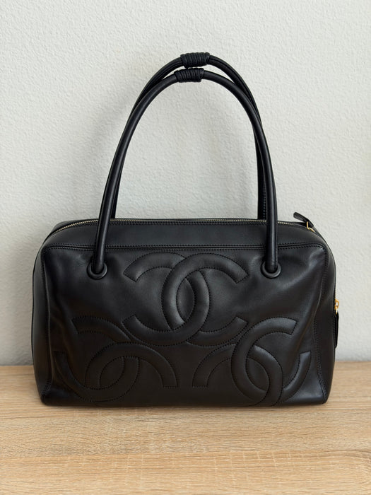 Chanel Triple Cocomark Boston Shoulder
